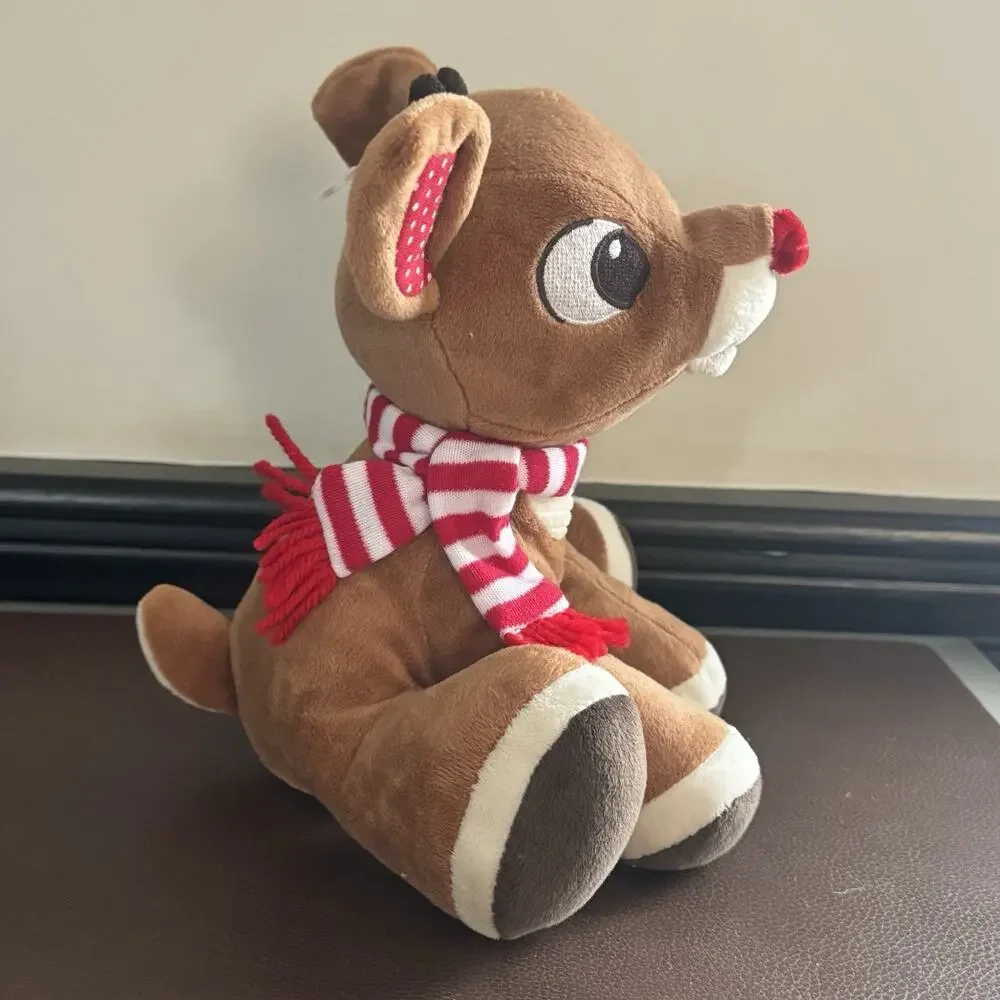 Sold! Kids Preferred RUDOLPH the Red Nosed Reindeer Sitting Plush Scarf 50 Years